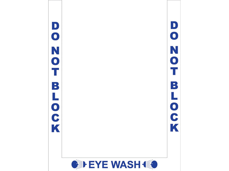 Stop-Painting Superior Mark Eye Wash Floor Marking Tape Kit, Blue/White (IN-40-910-A-V)