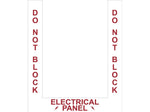 Stop-Painting Superior Mark Electrical Panel Floor Marking Tape Kit, Red/White (IN-40-907)