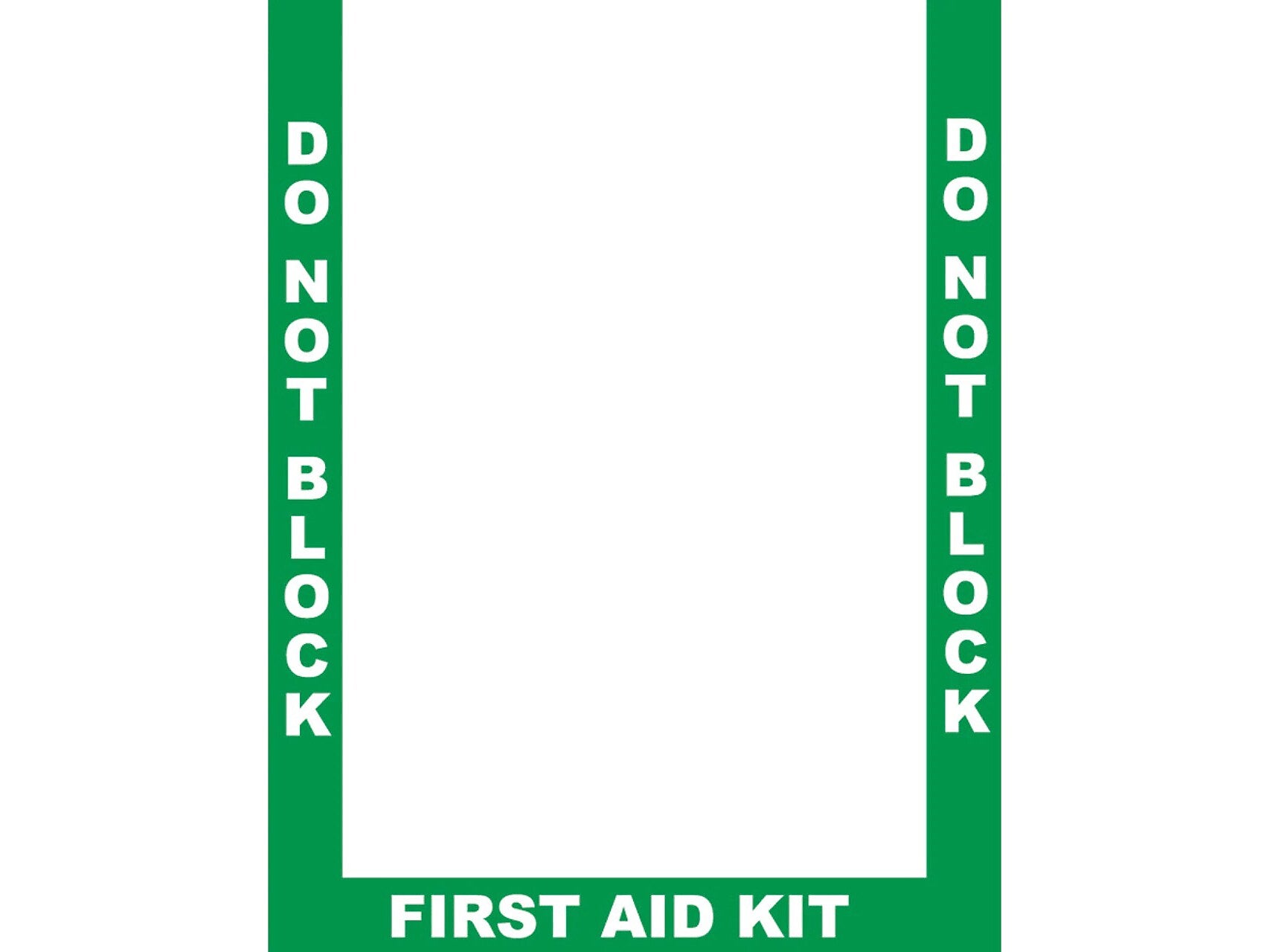 Stop-Painting Superior Mark First Aid Floor Marking Tape Kit, Green/White (IN-40-900)
