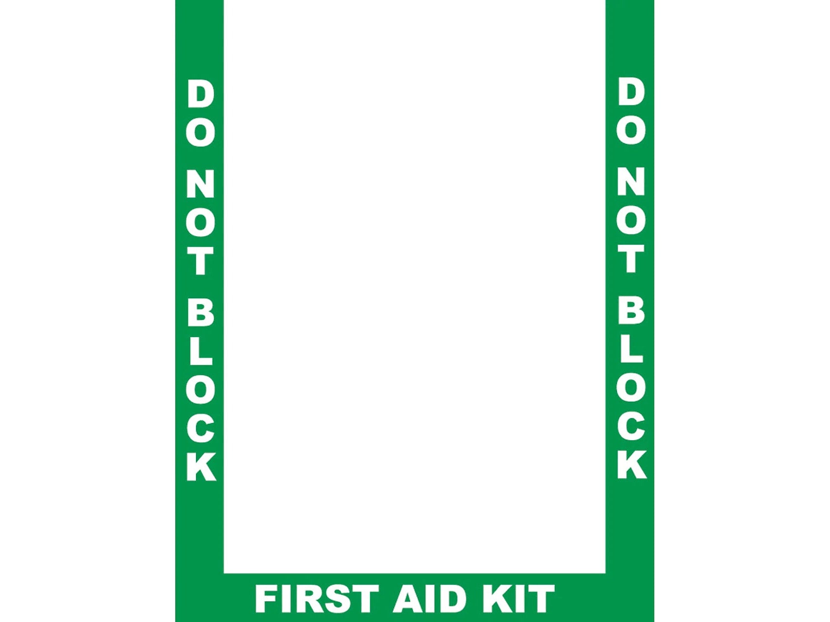 Stop-Painting Superior Mark First Aid Floor Marking Tape Kit, Green/White (IN-40-900-V)