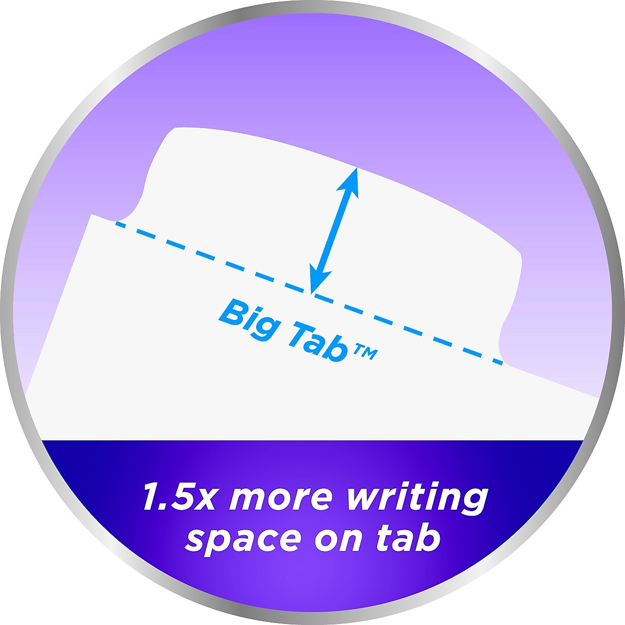 Avery Big Tab Write & Erase Plastic Divider, 8 Tabs, Multicolor, 1 Set (16130)