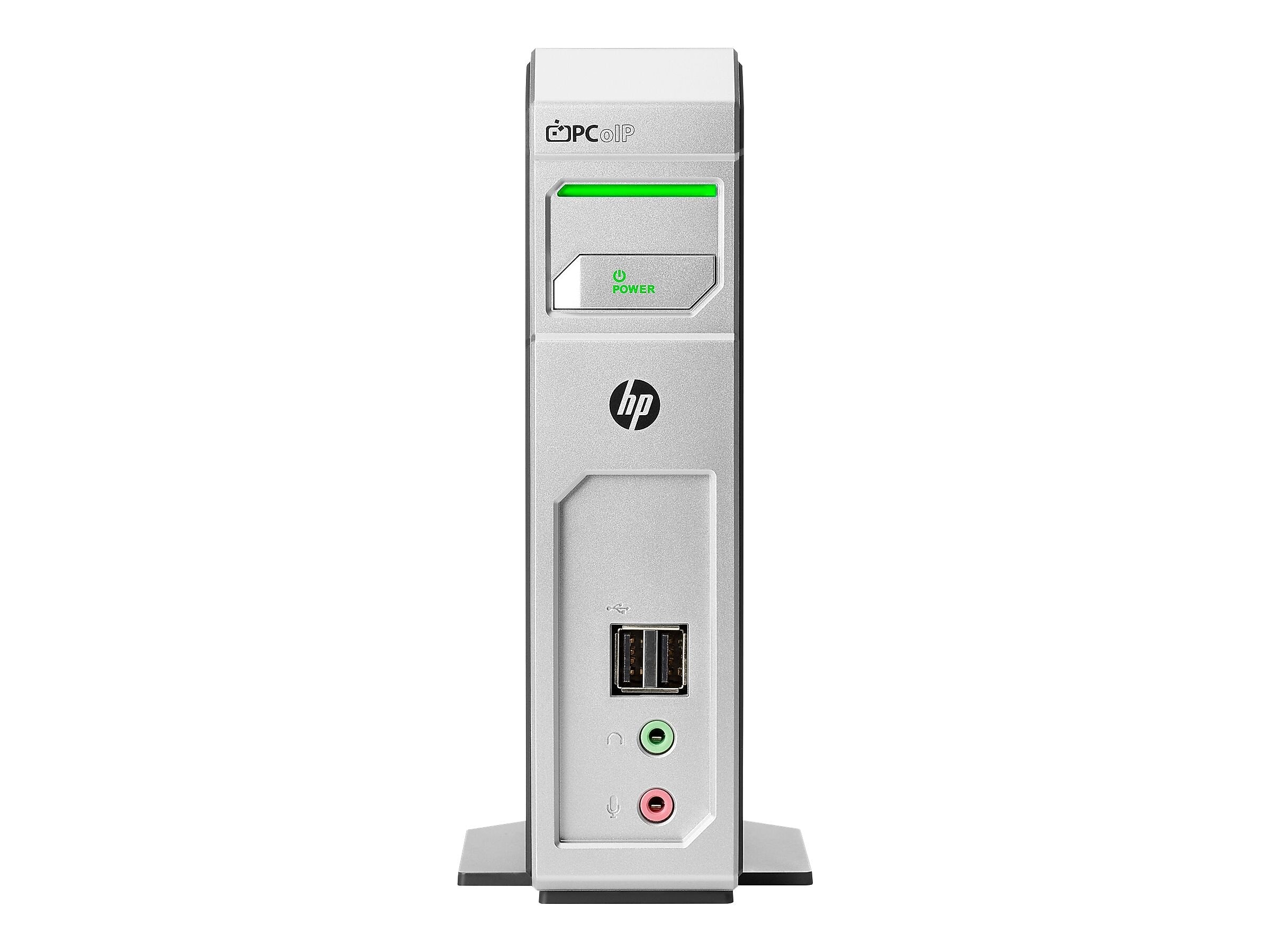 HP t310 Quad-Display Zero Client Refurbished Desktop Computer, Teradici TERA2140, 512MB RAM, 32MB GigE