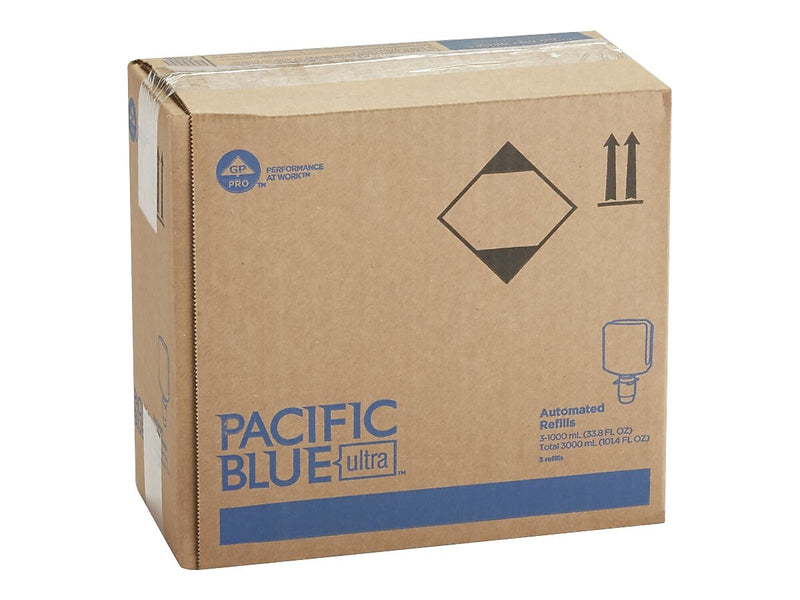 Pacific Blue Foaming Hand Sanitizer Dispenser Refill, 3/Carton (43337)