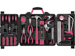 Apollo Tools Household Tool Kit Pink, 71 Pieces (DT0204P)