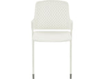 Safco Next High-Impact Polypropylene Office Chair, White, 4/Carton (4287WH)