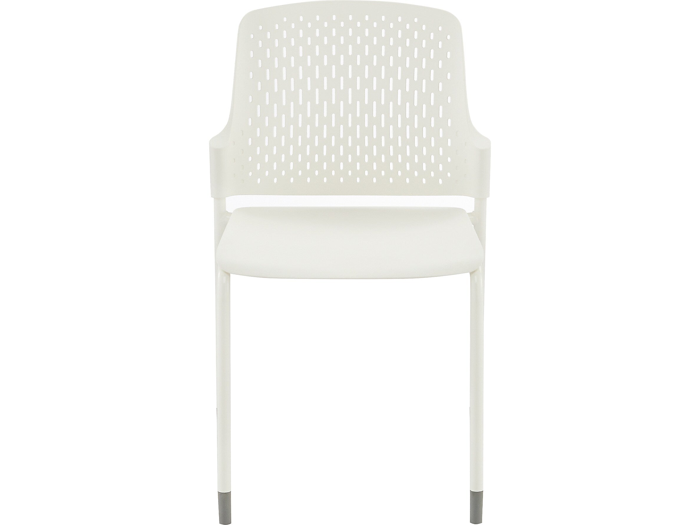 Safco Next High-Impact Polypropylene Office Chair, White, 4/Carton (4287WH)