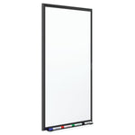 Quartet® Classic Melamine Dry-Erase Whiteboard, Black Aluminum Frame, 8'W x 4'H (S538B)