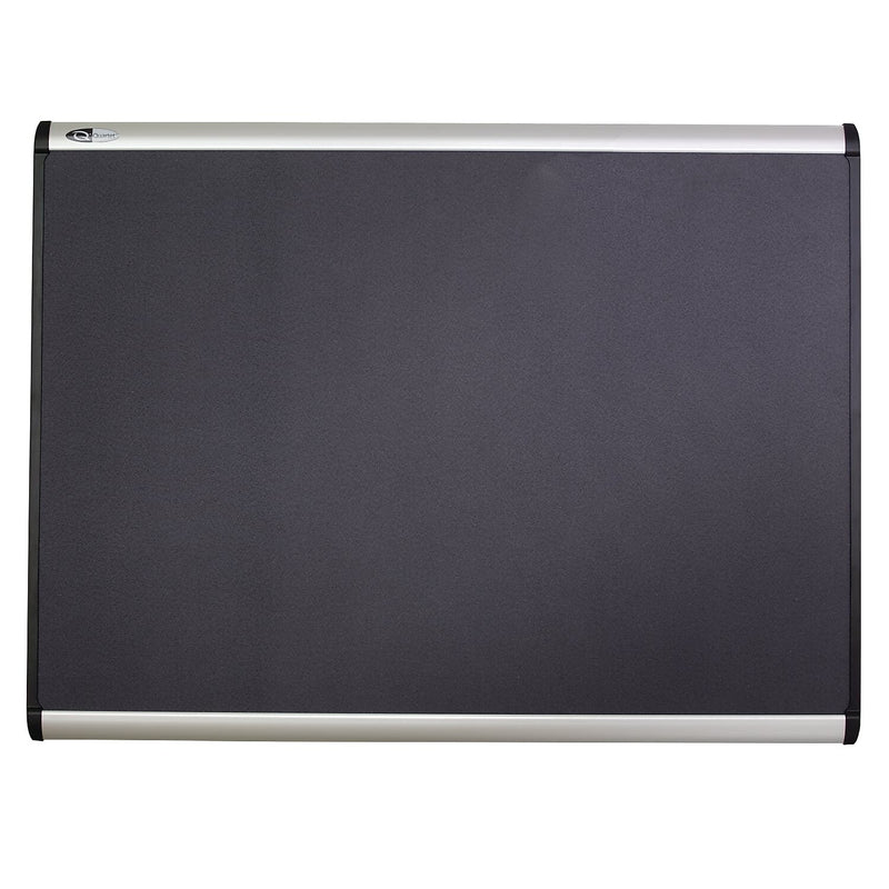 Quartet Prestige Plus Magnetic Fabric Bulletin Board, Aluminum Frame, 3' x 4' (MB544A)