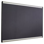 Quartet Prestige Plus Magnetic Fabric Bulletin Board, , 2'H x 3'W, Aluminum Frame (MB543A)