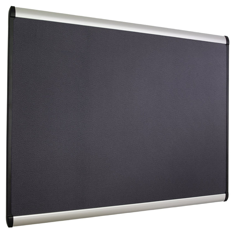 Quartet Prestige Plus Magnetic Fabric Bulletin Board, , 2'H x 3'W, Aluminum Frame (MB543A)