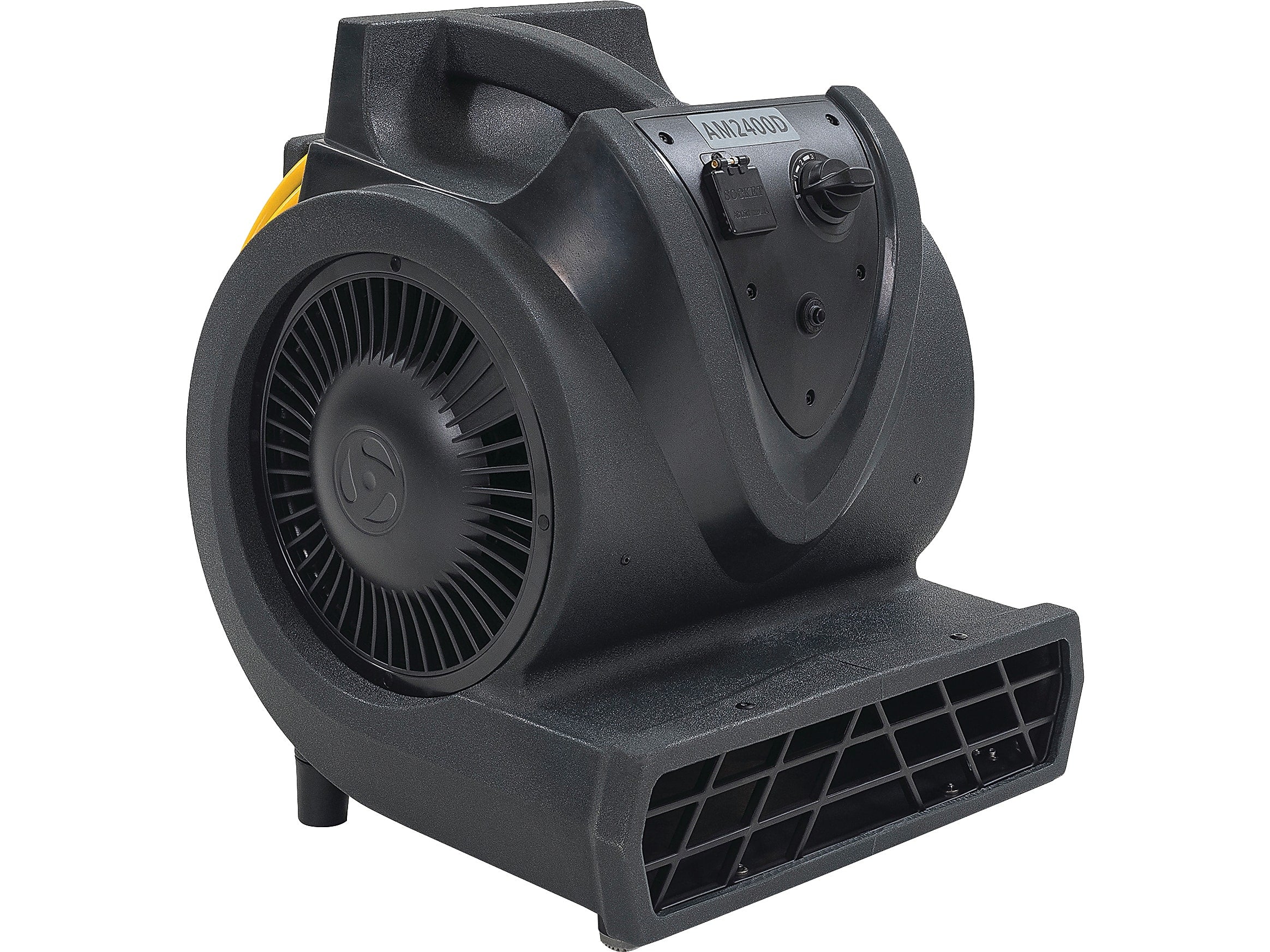 Clarke AM2400D 18" Floor Fan, 3-Speed, Black (50000390)
