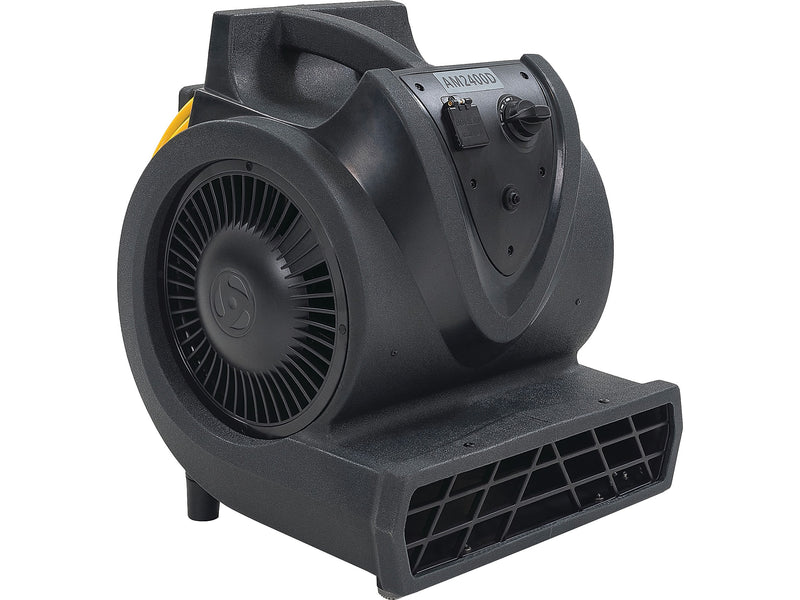 Clarke AM2400D 18" Floor Fan, 3-Speed, Black (50000390)