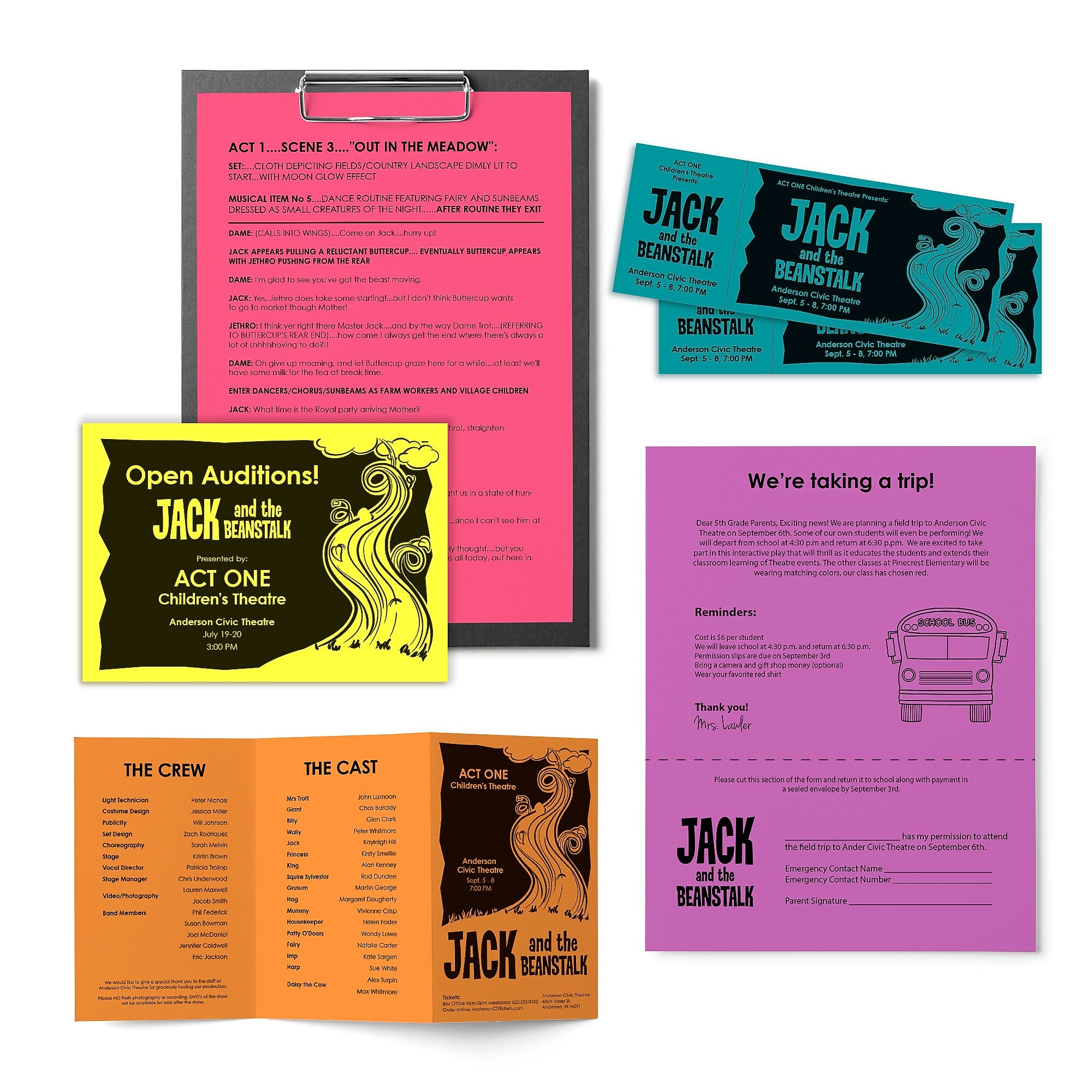 Astrobrights Colored Paper, 24 lbs., 8.5" x 11", Assorted Tropical Colors, 500 Sheets/Ream (91665)