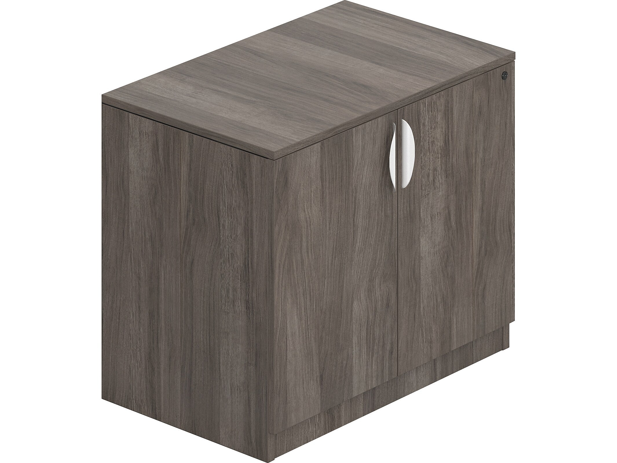 Offices To Go 29.5" Laminate Storage Cabinet with Lock with 1 Shelf, Artisan Gray (TDSL3622SCAGL)