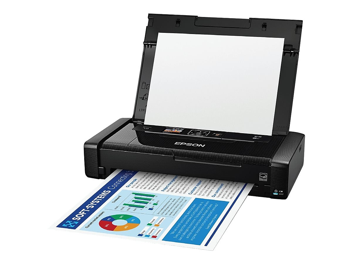 Epson WorkForce WF-110 Wireless Color Inkjet Printer, Single-Function, Print (9472520)