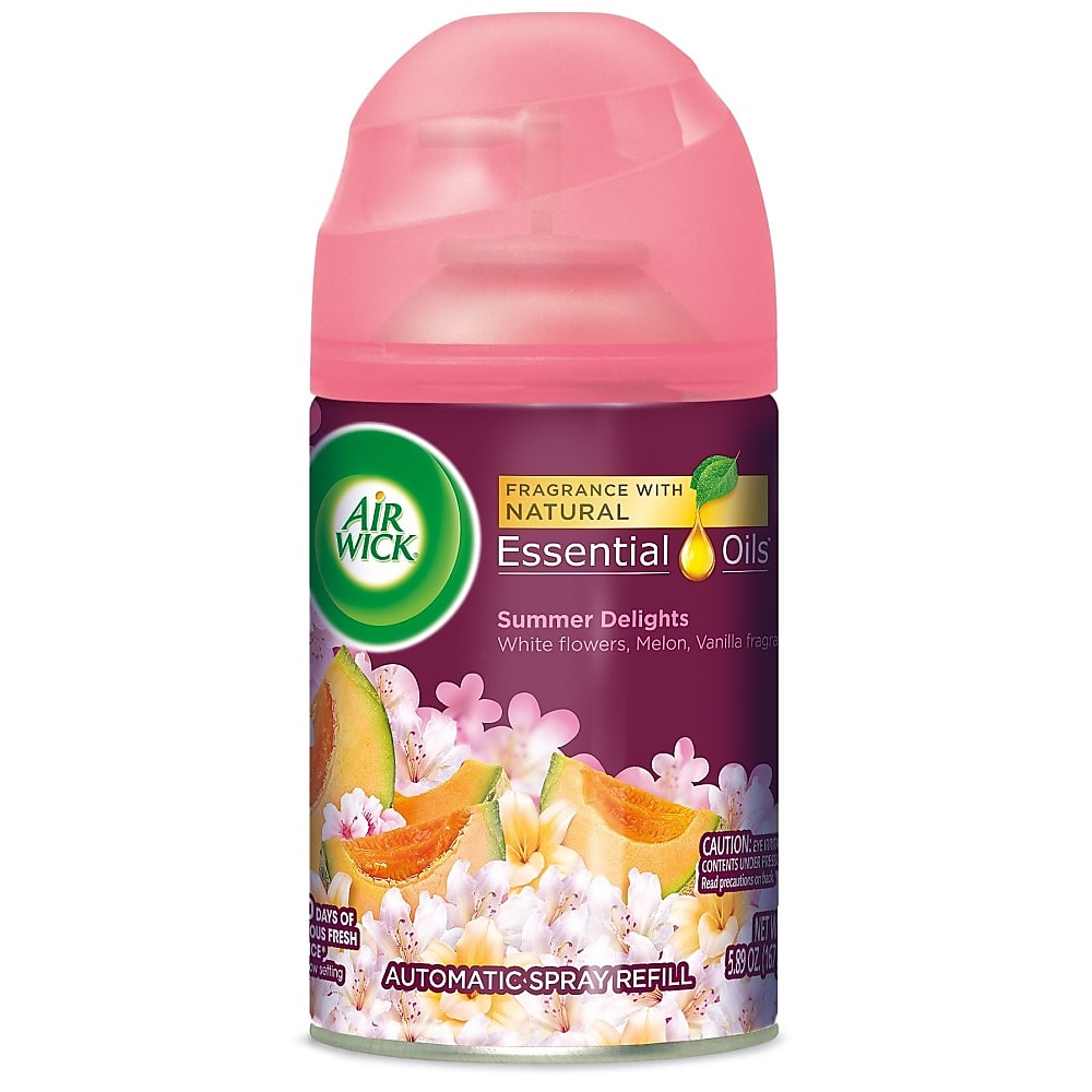 Air Wick Freshmatic Ultra Life Scents Aerosol Refill, Summer Delights, 5.89 Oz. (6233891101)