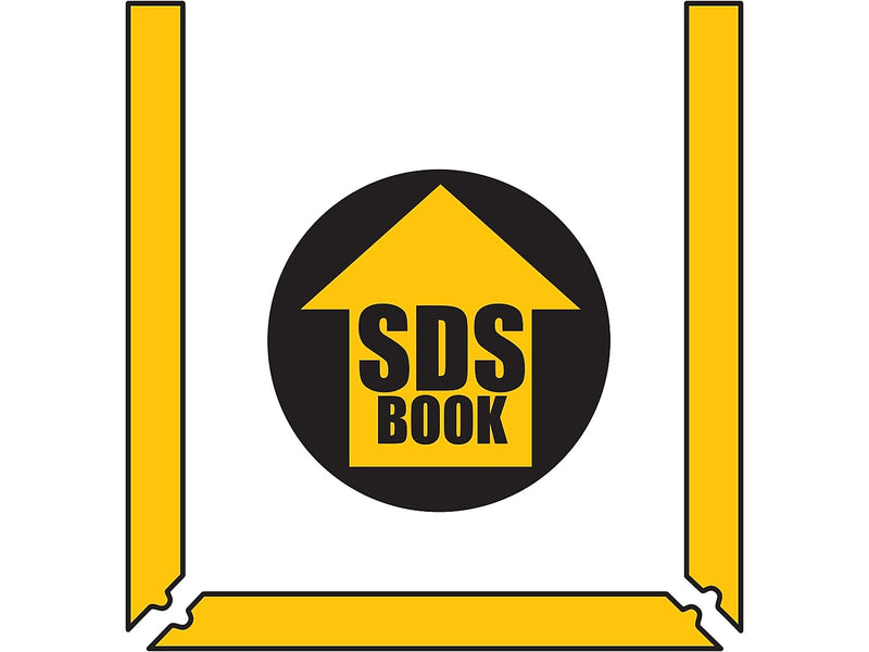 Stop-Painting Superior Mark Personal Protection Floor Sign Kit, Black/Yellow (IN-40-964)