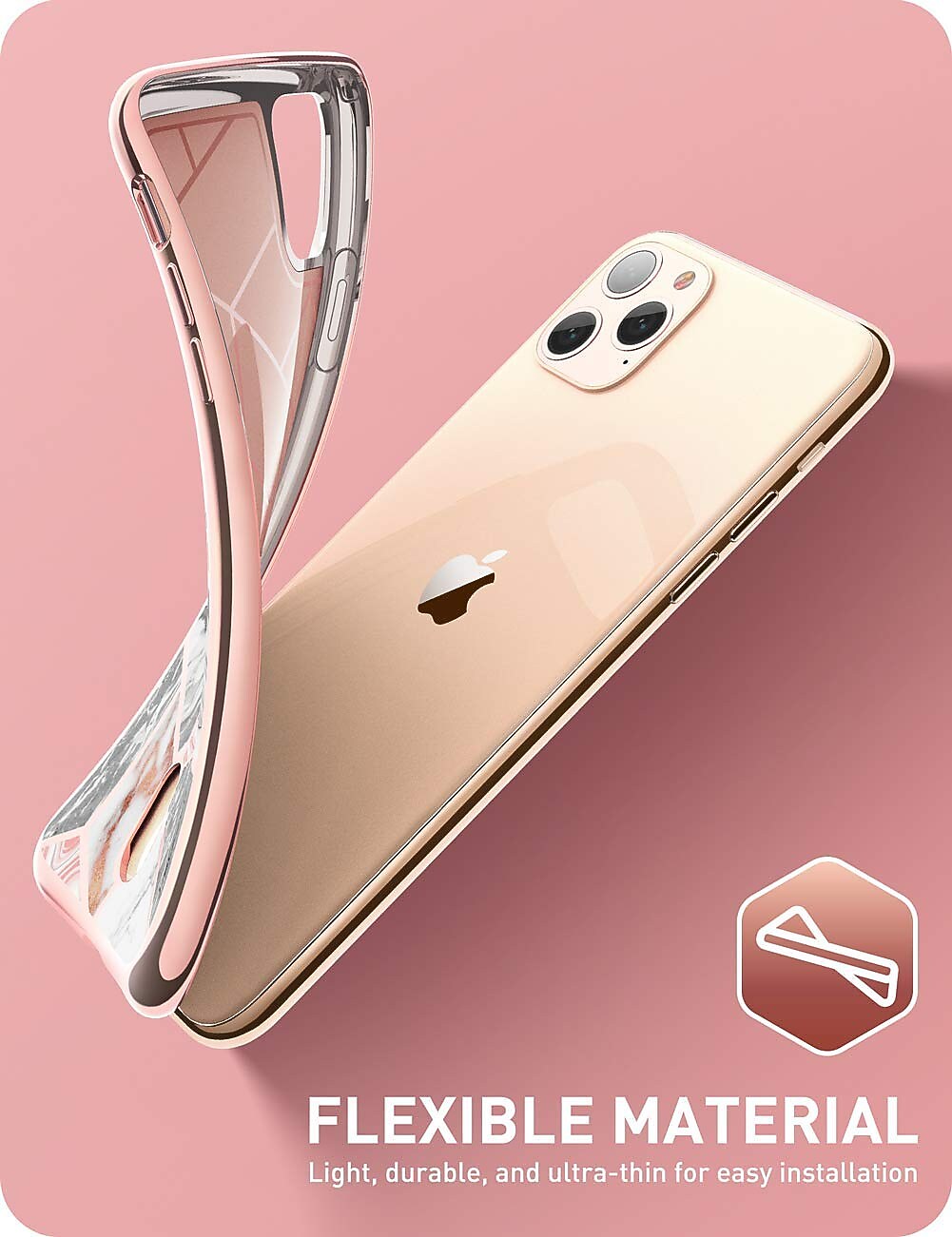 i-Blason Cosmo Wallet Marble Credit Card Case for iPhone 11 Pro Max (11MAX-COSCD-MAR)