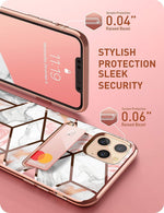 i-Blason Cosmo Wallet Marble Credit Card Case for iPhone 11 Pro Max (11MAX-COSCD-MAR)