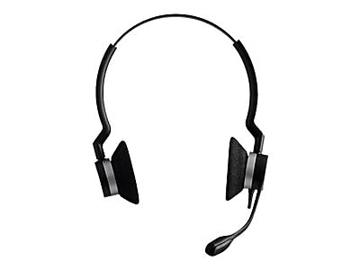 Jabra BIZ 2300 QD Duo Stereo Wired Headset, Over-the-Head, Black (2389-820-109)