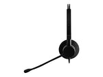 Jabra BIZ 2300 QD Duo Stereo Wired Headset, Over-the-Head, Black (2389-820-109)