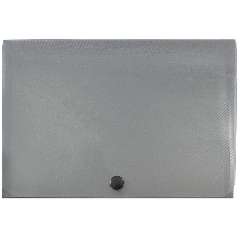 JAM Paper® Plastic Index Card Case, 8 3/8 x 5 3/4 x 1 3/8, Smoke Grey, Sold Individually (374032791)