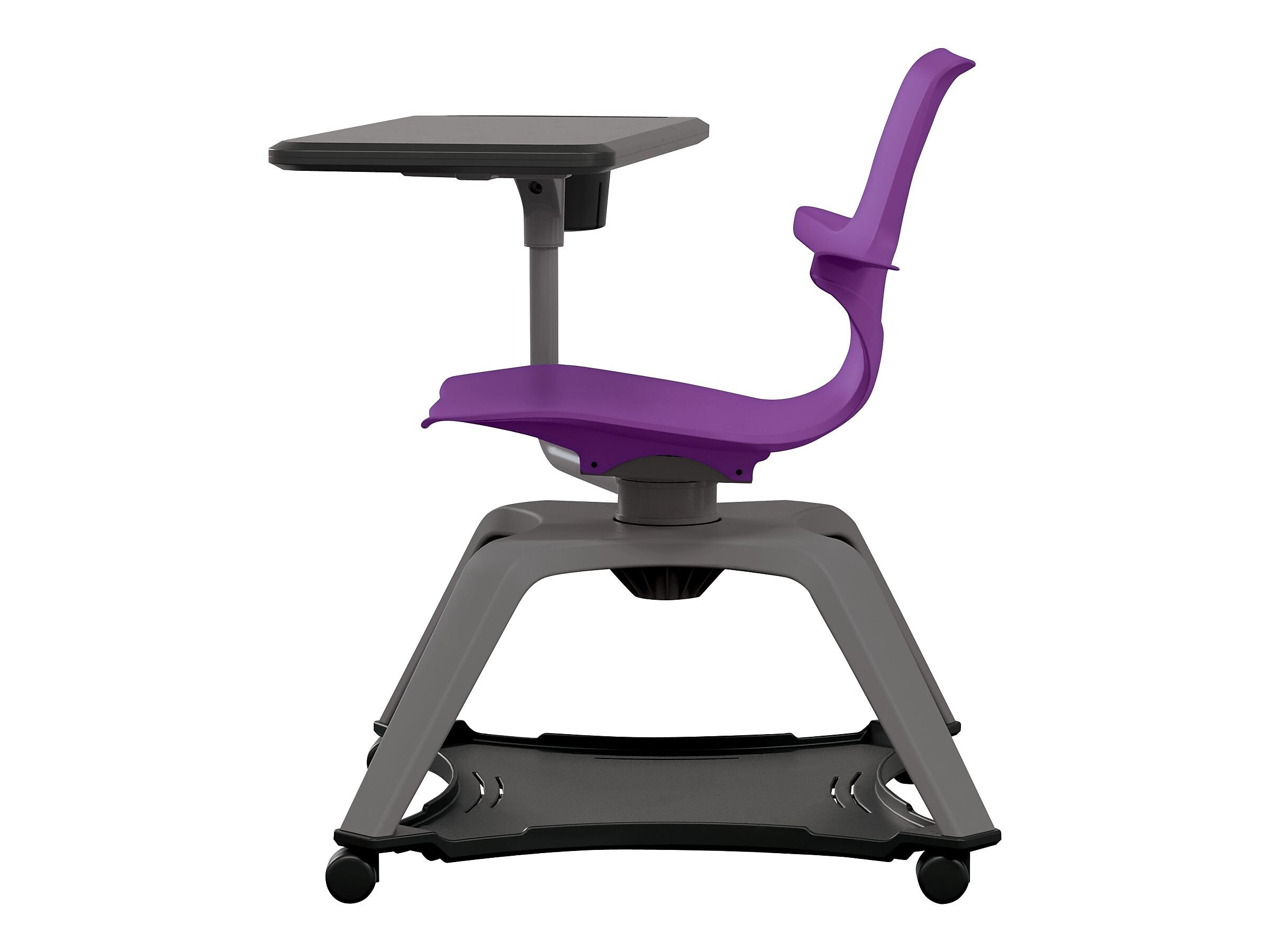 MooreCo Hierarchy Enroll Polypropylene School Chair, Purple (54325-Purple-WA-TC-SC)