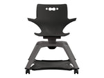 MooreCo Hierarchy Enroll Polypropylene School Chair, Black (54325-Black-WA-NN-SC)