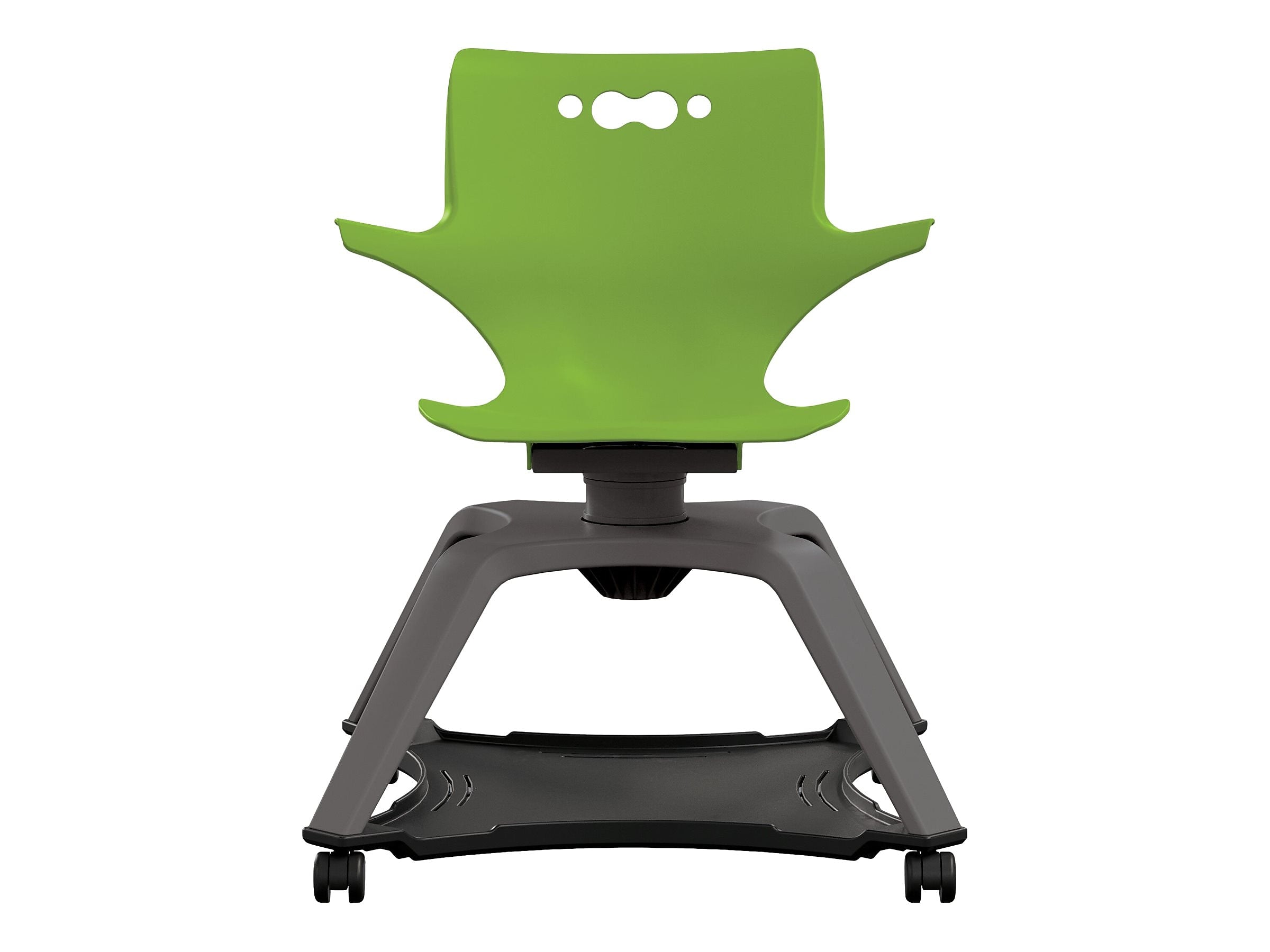 MooreCo Hierarchy Enroll Polypropylene School Chair, Green (54325-Green-WA-NN-SC)