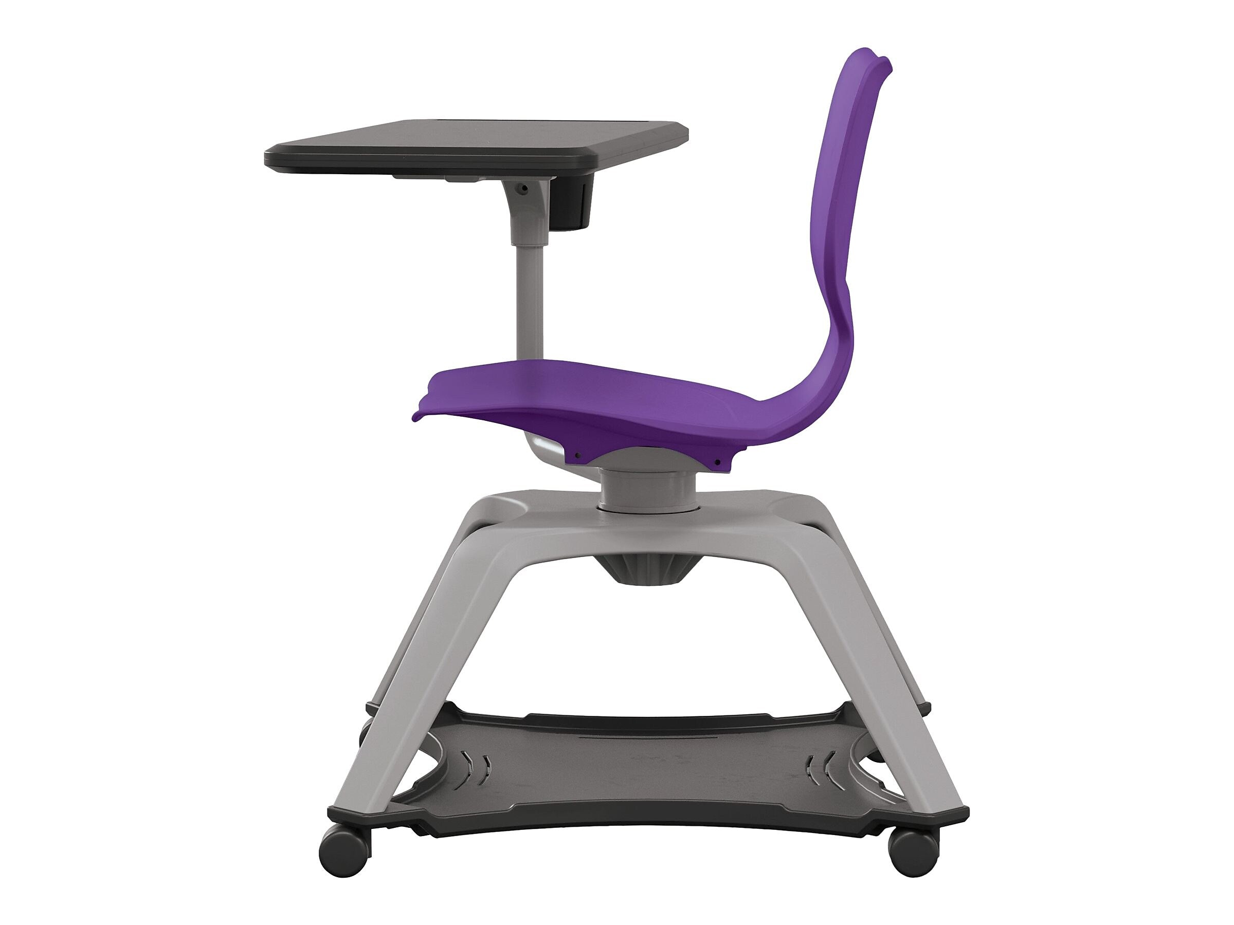 MooreCo Hierarchy Enroll Polypropylene School Chair, Purple (54325-Purple-NA-TC-SC)