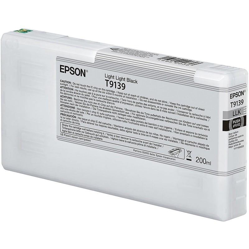 Epson T913 Light Black Standard Yield Ink Cartridge (T913900)