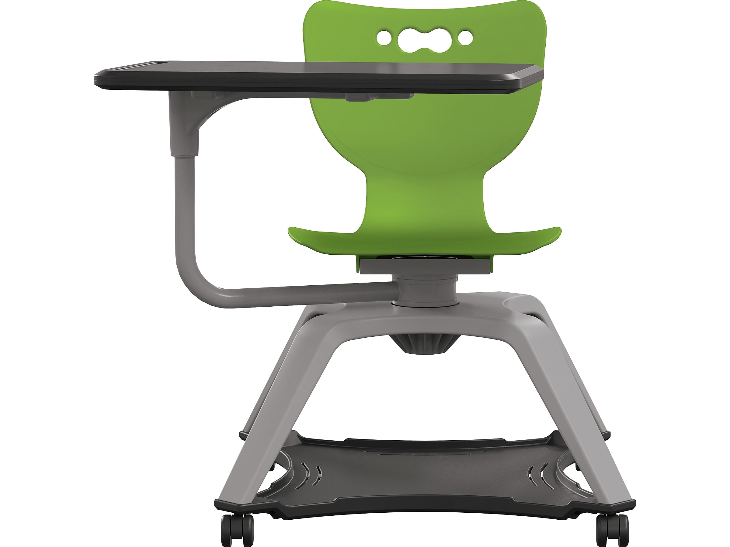 MooreCo Hierarchy Enroll Polypropylene School Chair, Green (54325-Green-NA-TN-SC)