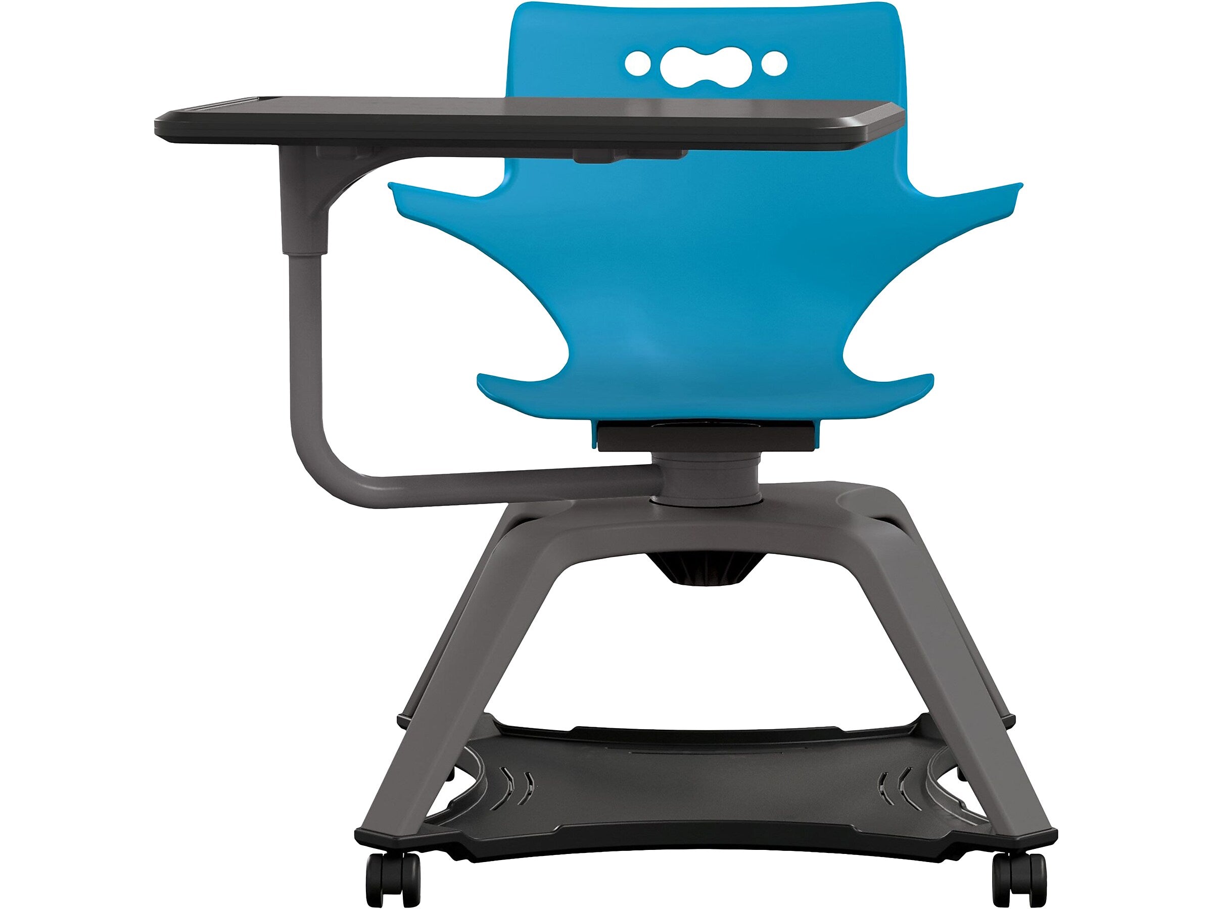 MooreCo Hierarchy Enroll Polypropylene School Chair, Blue (54325-Blue-WA-TN-SC)