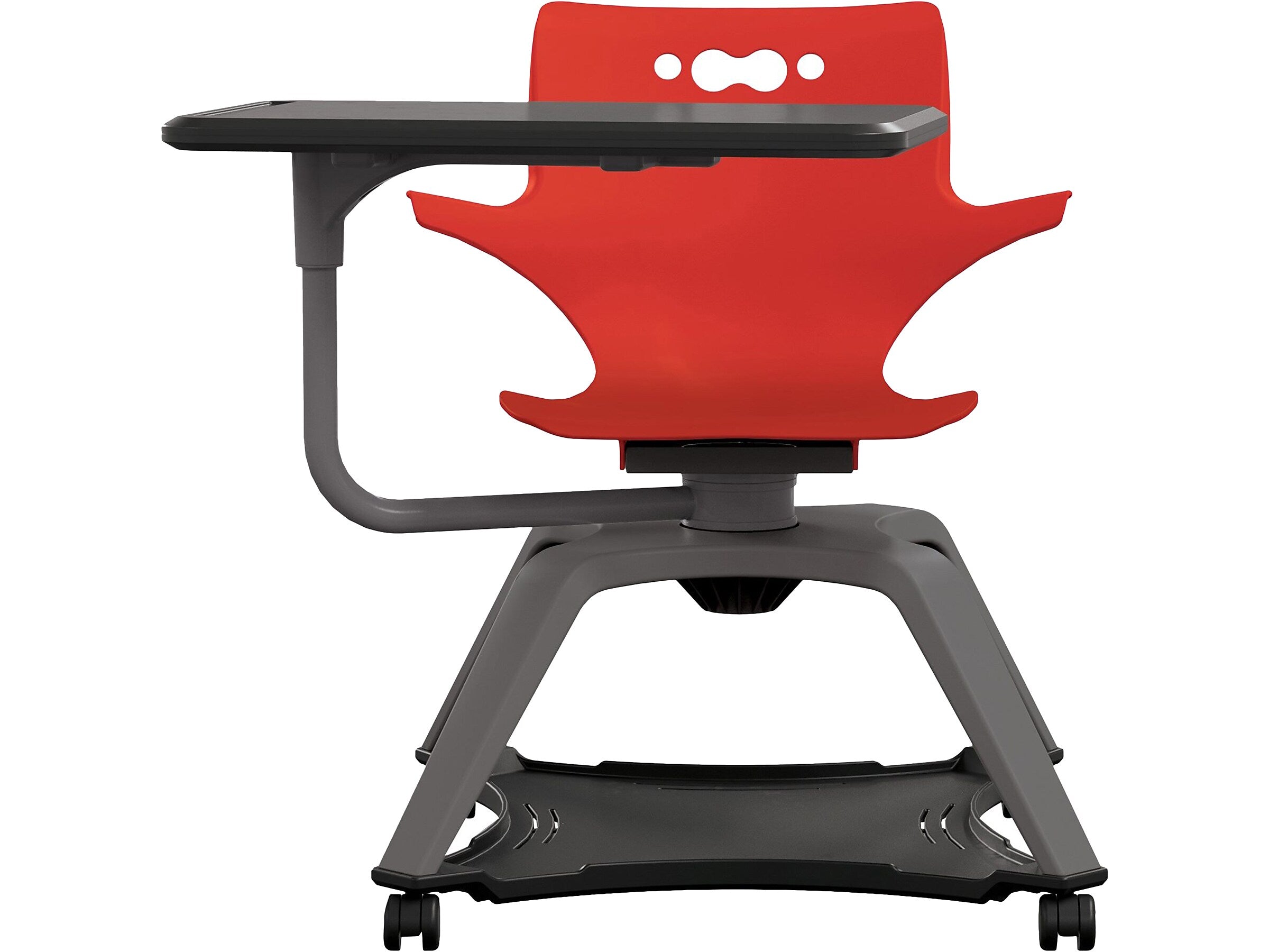 MooreCo Hierarchy Enroll Polypropylene School Chair, Red (54325-Red-WA-TN-SC)