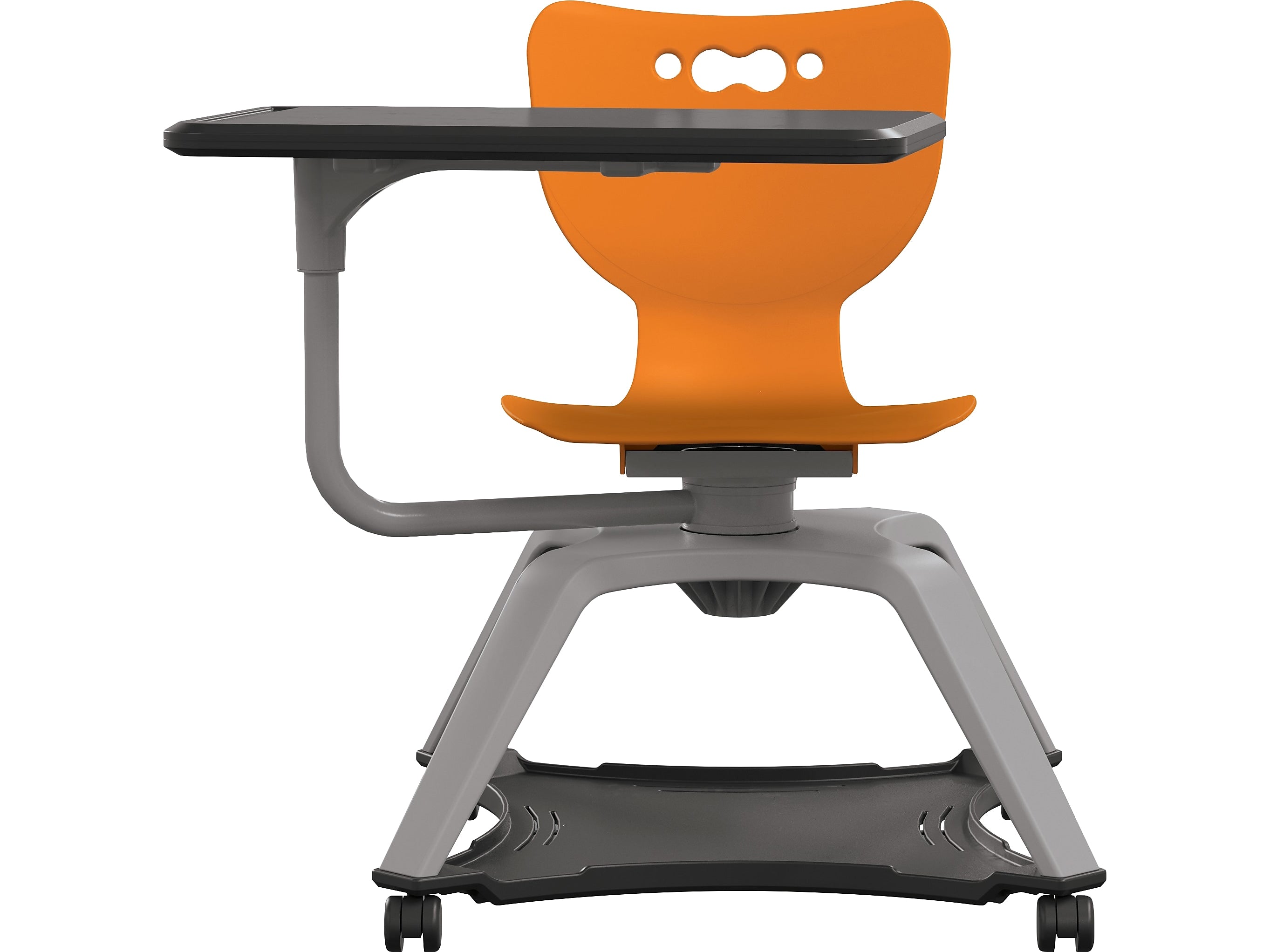 MooreCo Hierarchy Enroll Polypropylene School Chair, Orange (54325-Orange-NA-TN-SC)