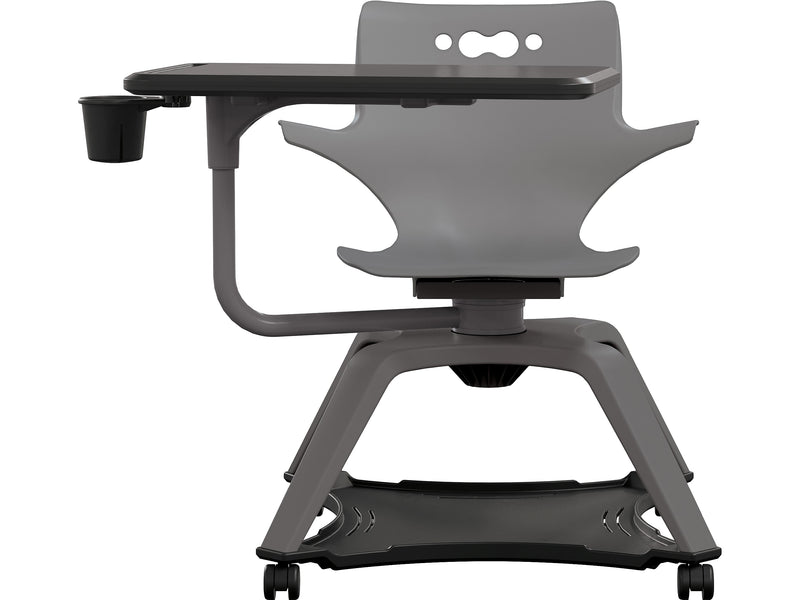 MooreCo Hierarchy Enroll Polypropylene School Chair, Cool Gray (54325-Gray-WA-TC-SC)
