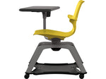 MooreCo Hierarchy Enroll Polypropylene School Chair, Yellow (54325-Yellow-WA-TC-SC)