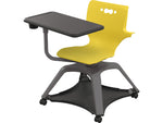 MooreCo Hierarchy Enroll Polypropylene School Chair, Yellow (54325-Yellow-WA-TC-SC)