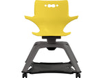 MooreCo Hierarchy Enroll Polypropylene School Chair, Yellow (54325-Yellow-WA-NN-SC)