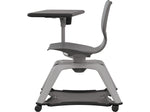 MooreCo Hierarchy Enroll Polypropylene School Chair, Cool Gray (54325-Gray-NA-TC-SC)