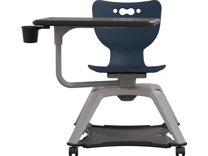 MooreCo Hierarchy Enroll Polypropylene School Chair, Navy (54325-Navy-NA-TC-SC)