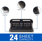 Swingline Heavy Duty 3-Hole Punch with Padded Handle, 50 Sheet Capacity, Black (90082)