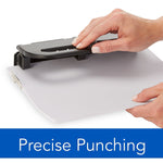 Swingline Heavy Duty 3-Hole Punch with Padded Handle, 50 Sheet Capacity, Black (90082)