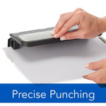 Swingline Easy Touch Heavy Duty 3 Hole Punch, 32 Sheet Capacity, Black/Gray (A7074300)