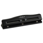 Swingline Commercial Desktop Adjustable Hole Punch, 11 Sheet Capacity, Black (74020)