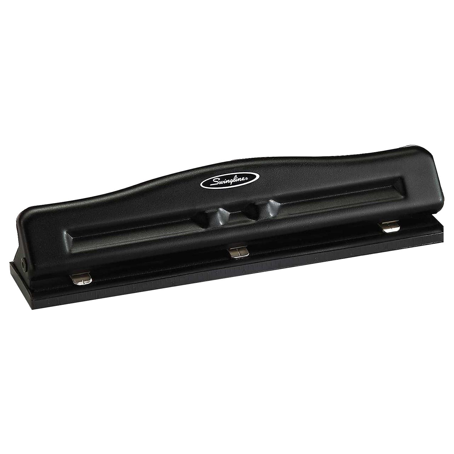 Swingline Commercial Desktop Adjustable Hole Punch, 11 Sheet Capacity, Black (74020)