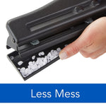 Swingline Commercial Desktop Adjustable Hole Punch, 11 Sheet Capacity, Black (74020)
