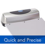 Swingline Electric Portable Electric Desktop 3-Hole Punch, 15 Sheet Capacity, Silver/Black (A7074515)