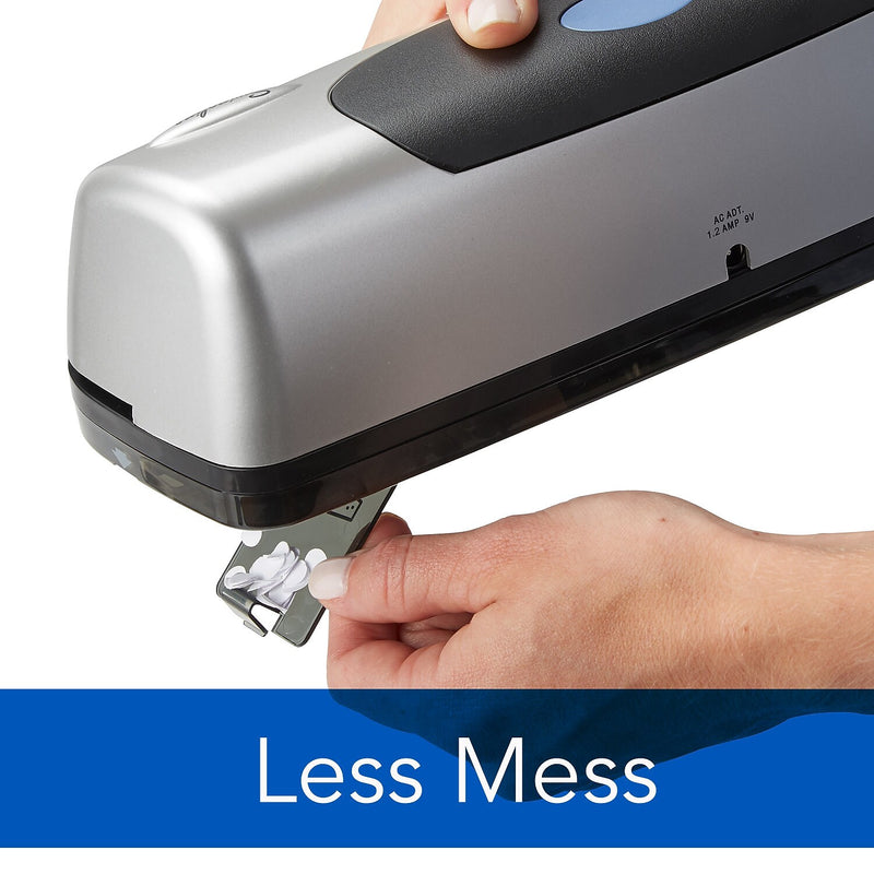 Swingline Electric Portable Electric Desktop 3-Hole Punch, 15 Sheet Capacity, Silver/Black (A7074515)