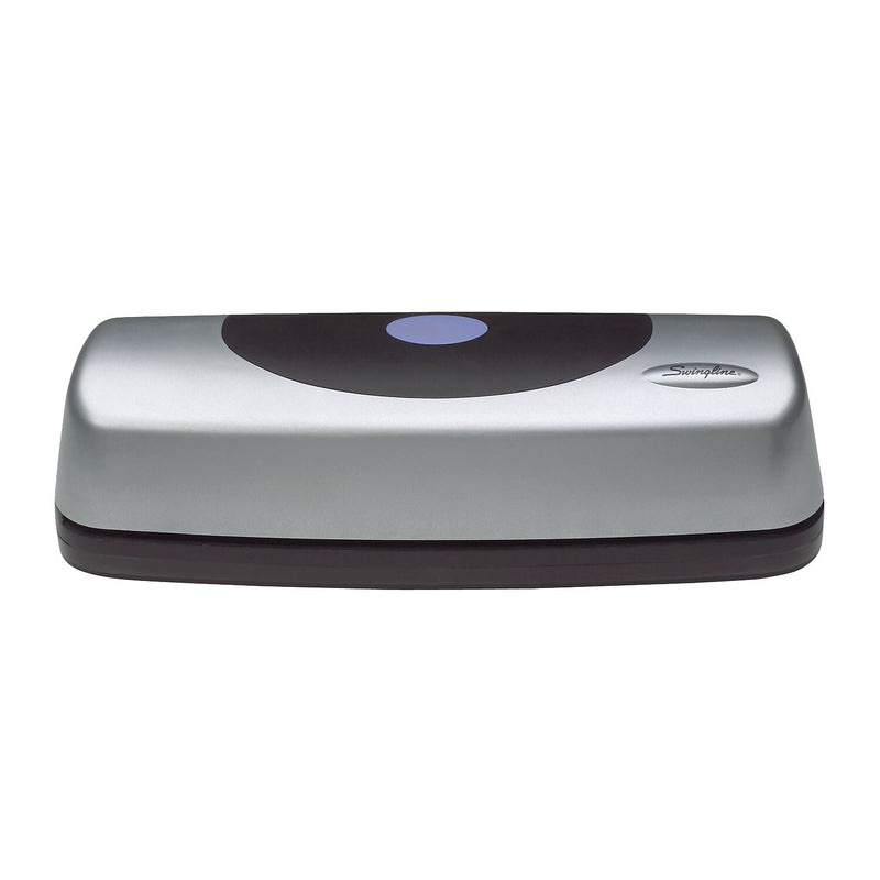 Swingline Electric Portable Electric Desktop 3-Hole Punch, 15 Sheet Capacity, Silver/Black (A7074515)